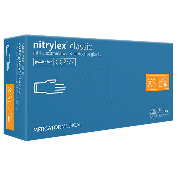 Nitrylex Classic BLUE rukavice - vel.XS - DOPLKY