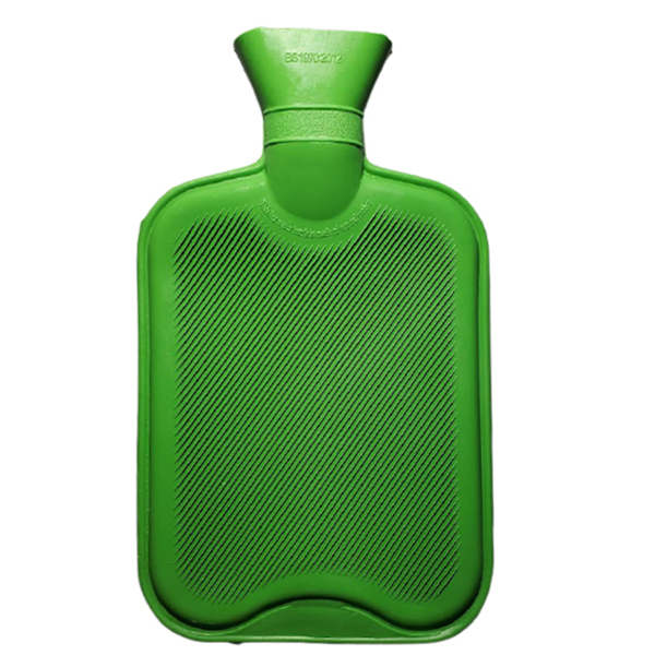 Termofor gumový- zelený - 2000 ml - Na vodu 