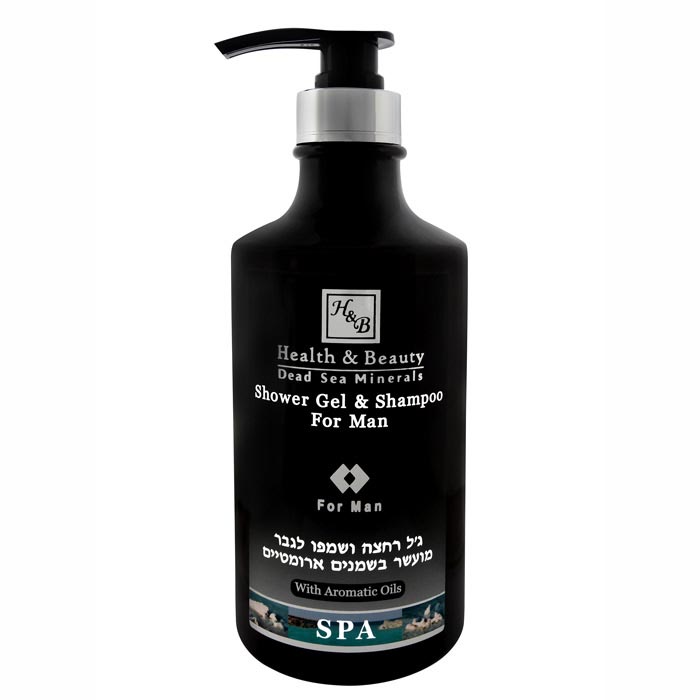 Šampon a sprchový gel pro muže s minerály 780 ml - Dead Sea