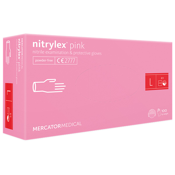 Nitrylex PINK rukavice-velikost M - DOPLKY