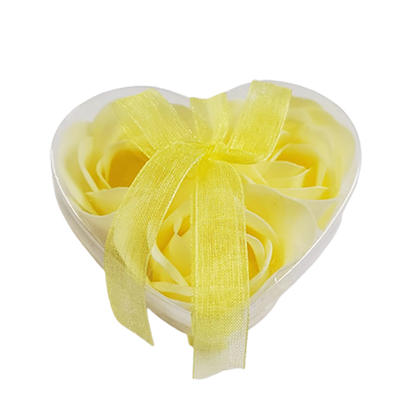 Mýdlové konfety rùže 10g žlutá - Mýdla tuhá a konfety