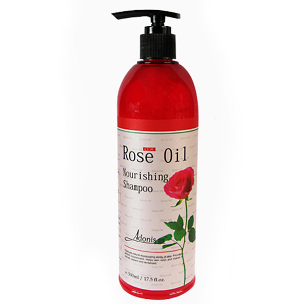 Vyživující šampon s rùžovým olejem  - 500 ml - KOSMETIKA