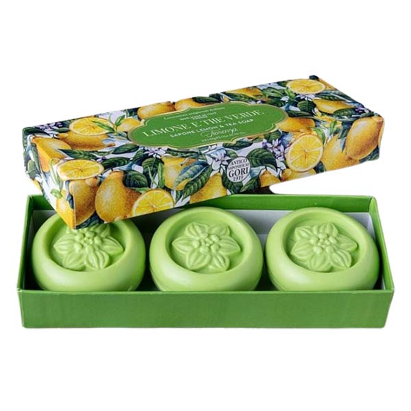 Kazeta  mýdel citron a zelený èaj 3x100g - Mýdla tuhá a konfety - zvìtšit obrázek