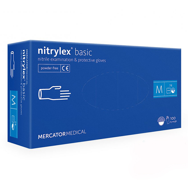 Nitrylex BASIC BLUE rukavice-velikost M - DOPLÒKY - zvìtšit obrázek