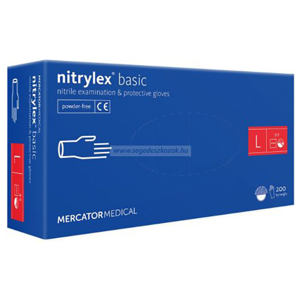Nitrylex BASIC BLUE rukavice - velikost L - DOPLÒKY - zvìtšit obrázek